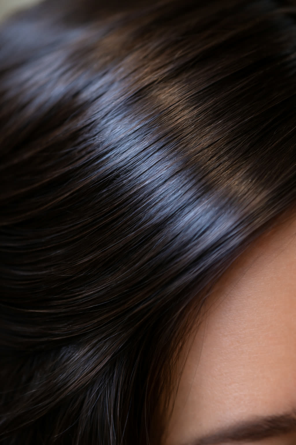 Glossy shine — healthy strands